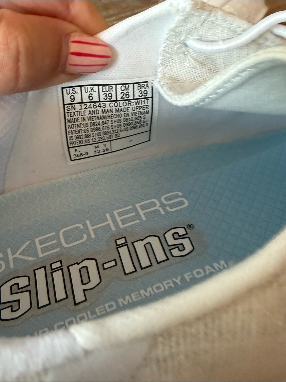 Skechers Women's GO WALK Joy slip-in sneakers in a white or silver color size 9 - Picture 10 of 11